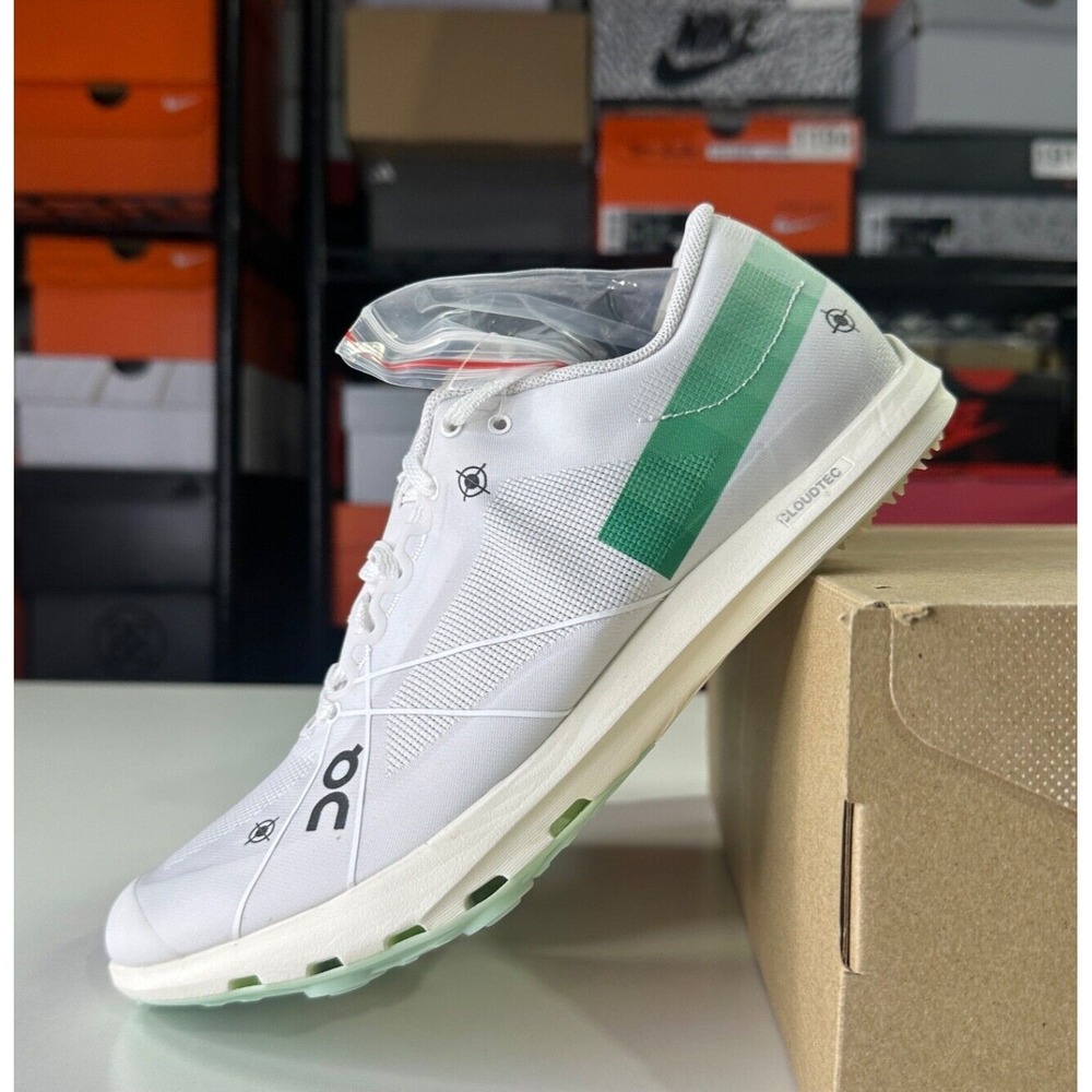 Women's Size 10 On Cloudspike 1500m Track and Field Shoes Undyed White Mint NEW